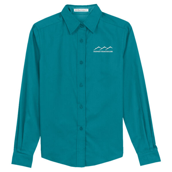   - Ladies Long Sleeve Easy Care Shirt Thumbnail