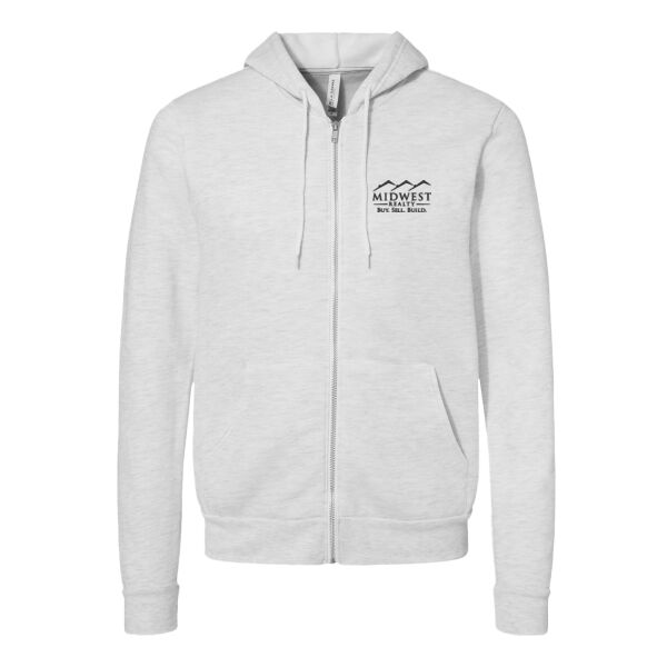   - Unisex Sponge Fleece Full-Zip Hoodie Thumbnail