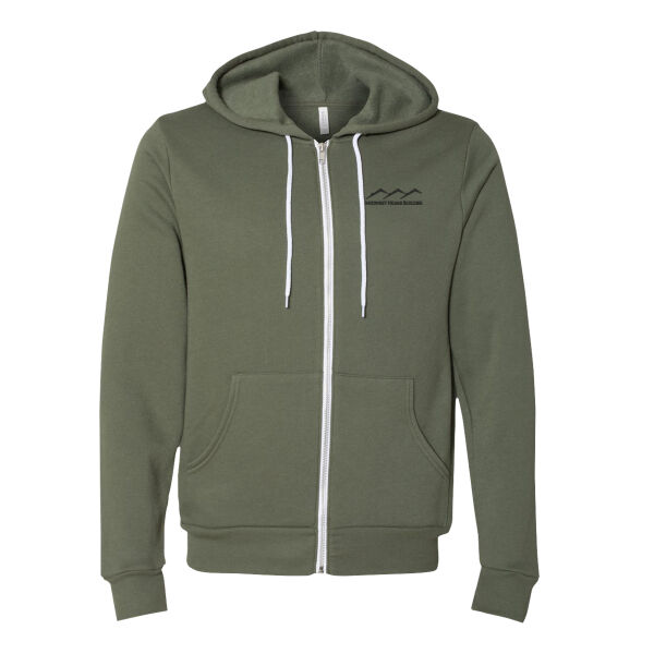   - Unisex Sponge Fleece Full-Zip Hoodie Thumbnail
