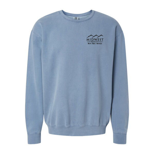   - Garment-Dyed Lightweight Fleece Crewneck Sweatshirt Thumbnail