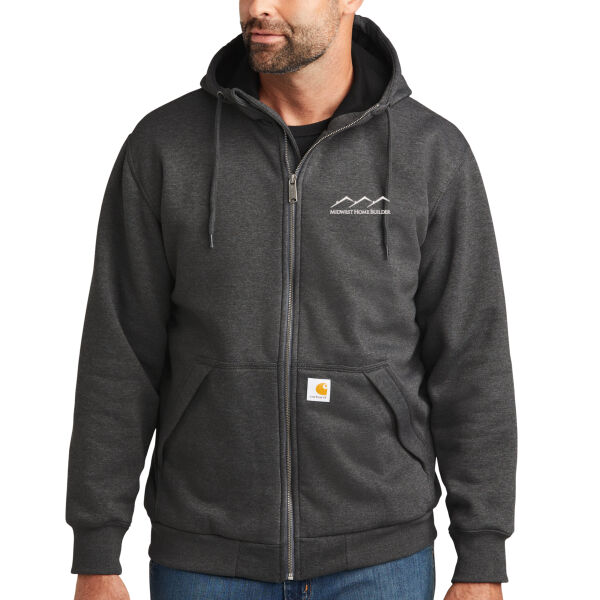   - Midweight Thermal Lined Full Zip Sweatshirt Thumbnail