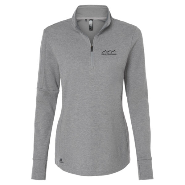   - Women's 3-Stripes Quarter-Zip Sweater Thumbnail