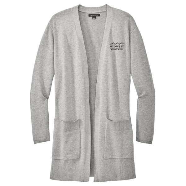   - Women's Open Front Cardigan Sweater Thumbnail